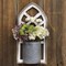 Artificial Billy Ball Bunch 16 Inch Foam Flower Rustic Arrangement Set of 4